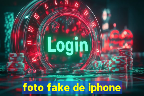 foto fake de iphone